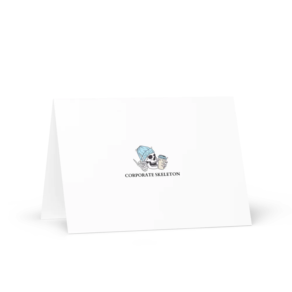 Corporate Skeleton® Coworker Appreciation Card